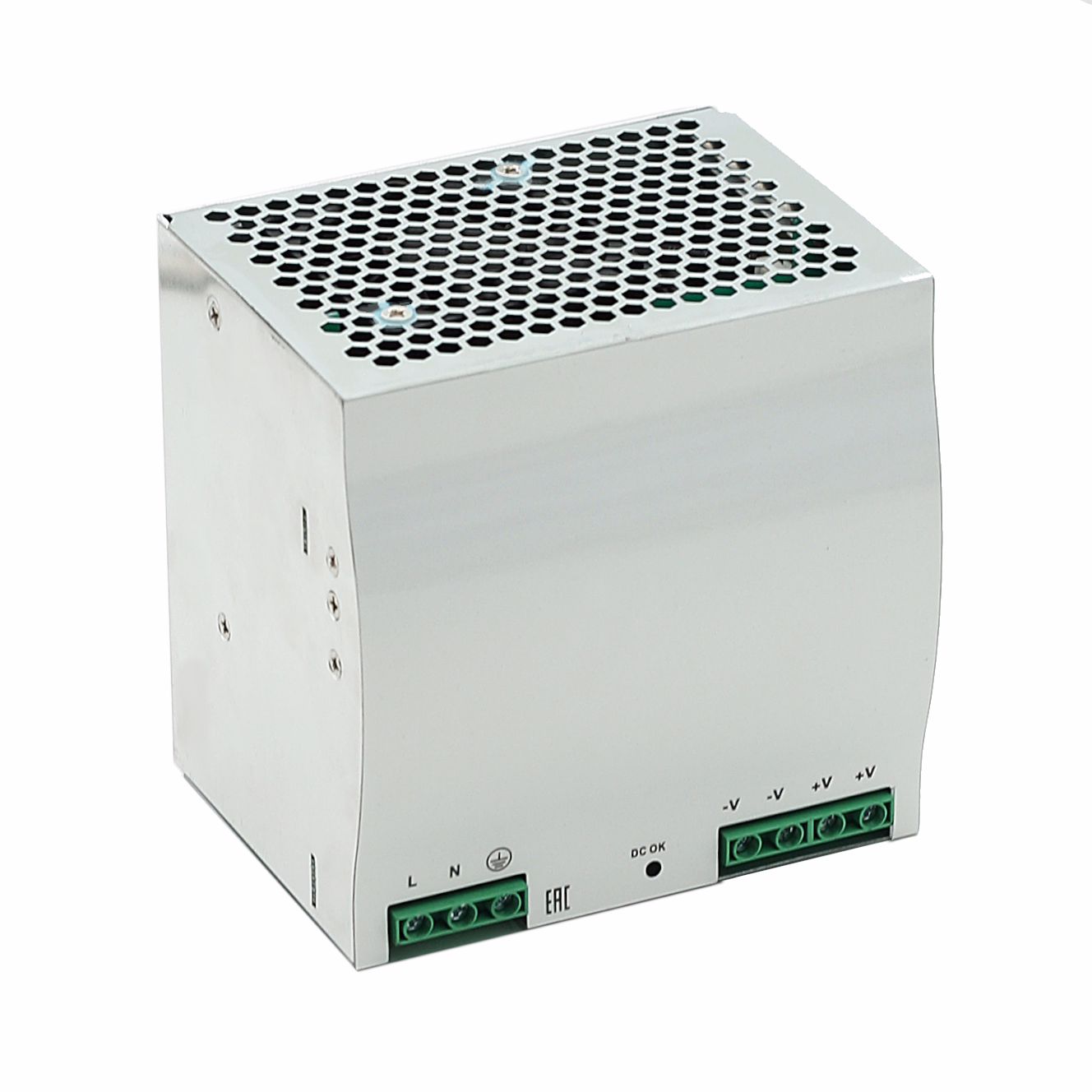 Источник питания INNOCONT на DIN-рейку, -10 +50С, IP20, вход: 220VAC, 4.5А, выход: 400W, 24VDC, 16.5A, типы защиты: КЗ, перегрузка, перенапряжение SB-D-400-24