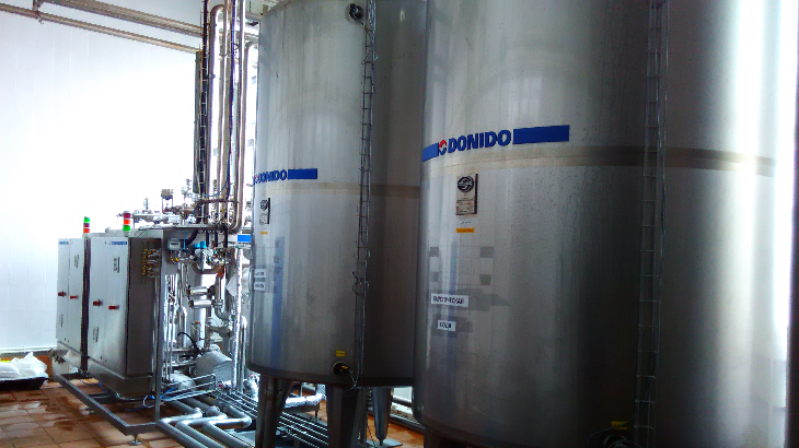 Применение датчика INNOLEVEL серии VIBRO A для защиты насоса от сухого хода на СИП-мойке