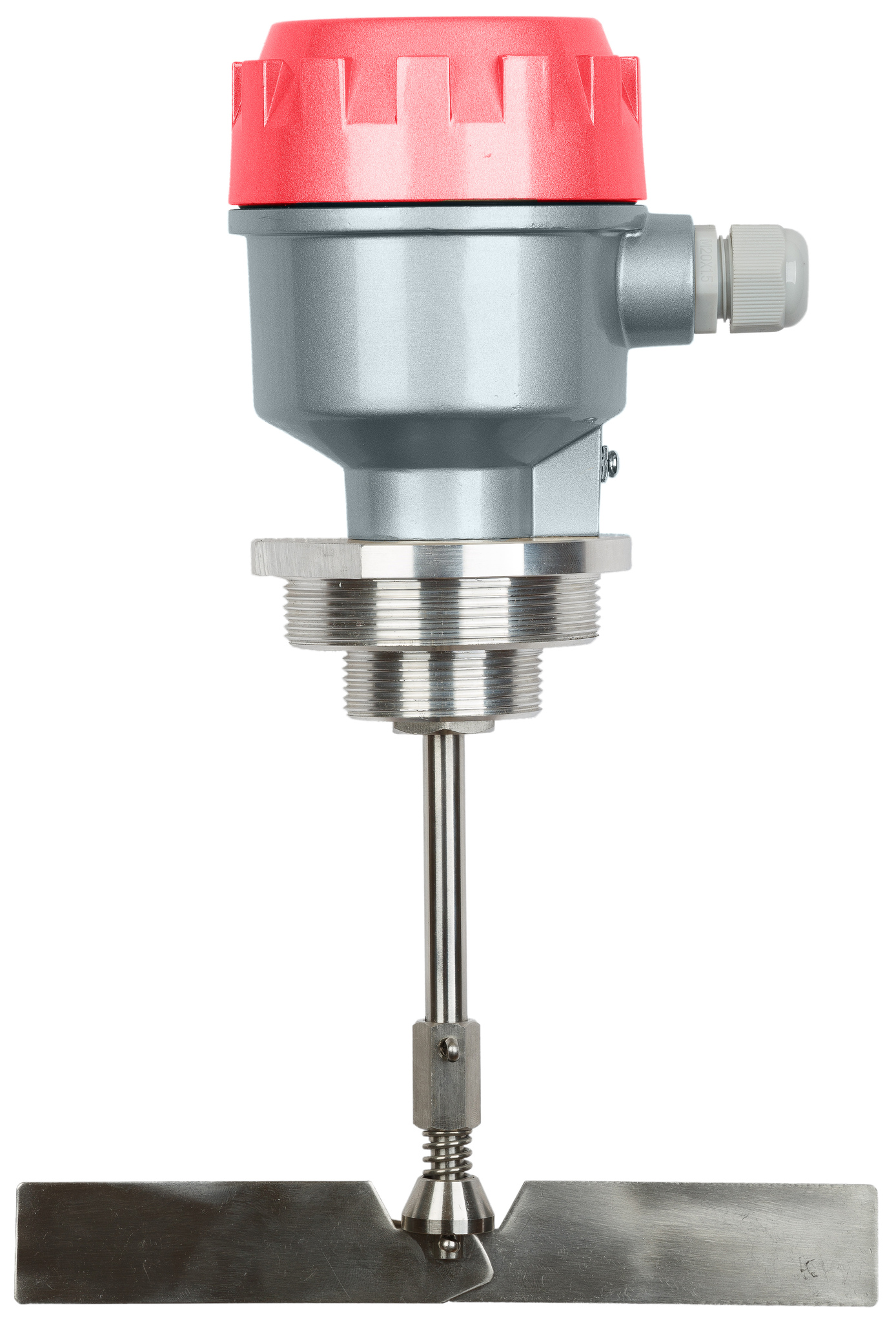 Механический ротационный датчик уровня сыпучих материалов INNOLEVEL в алюм. корпусе, взрывозащ. ТР ТС 012/2011, -40 +80 С, Рmax=0.8 bar, 24 VDC, IP66, лопасть складная двухсторонняя