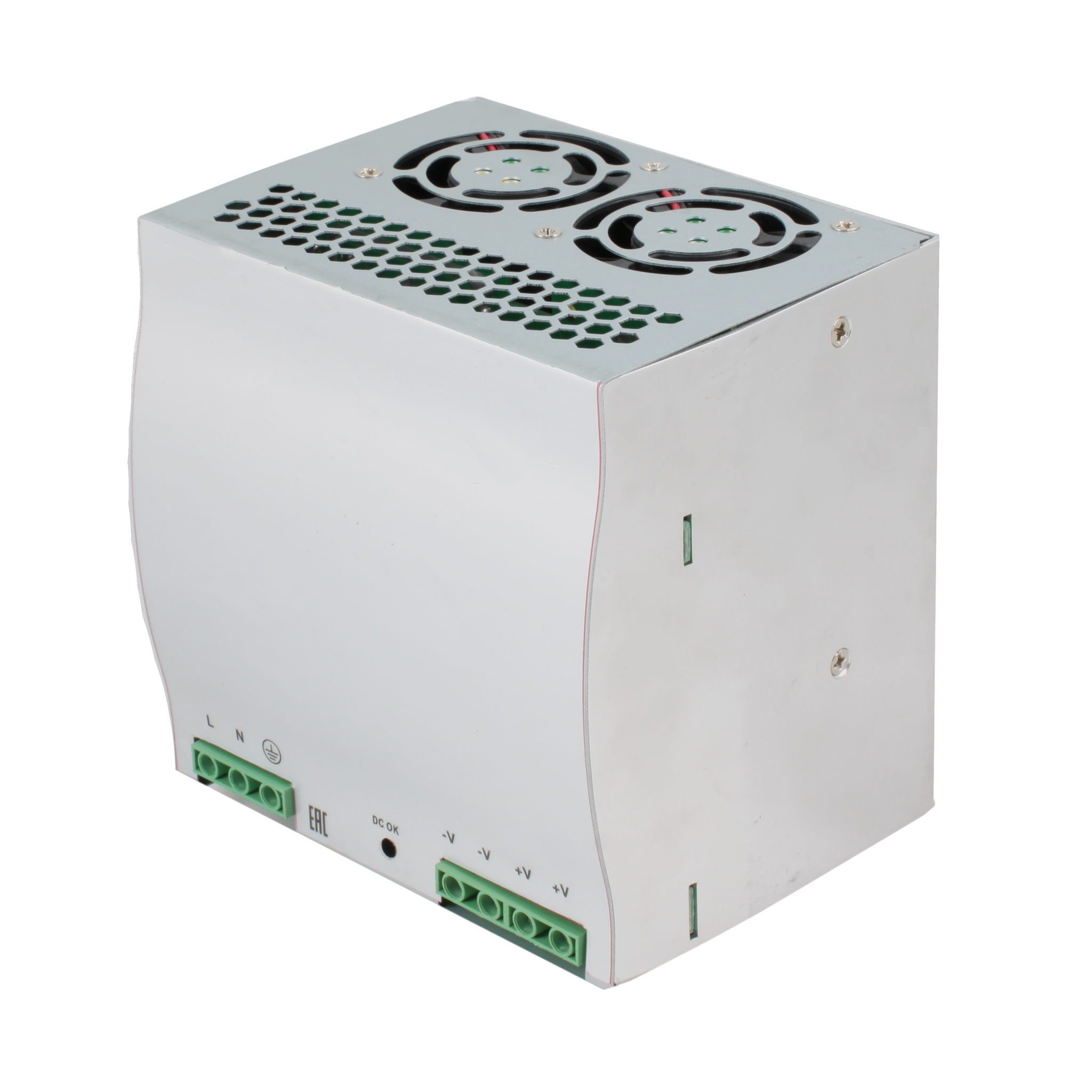 Источник питания INNOCONT на DIN-рейку, -10 +50С, IP20, вход: 220VAC, 4.5А, выход: 400W, 24VDC, 16.5A, типы защиты: КЗ, перегрузка, перенапряжение SB-D-400-24