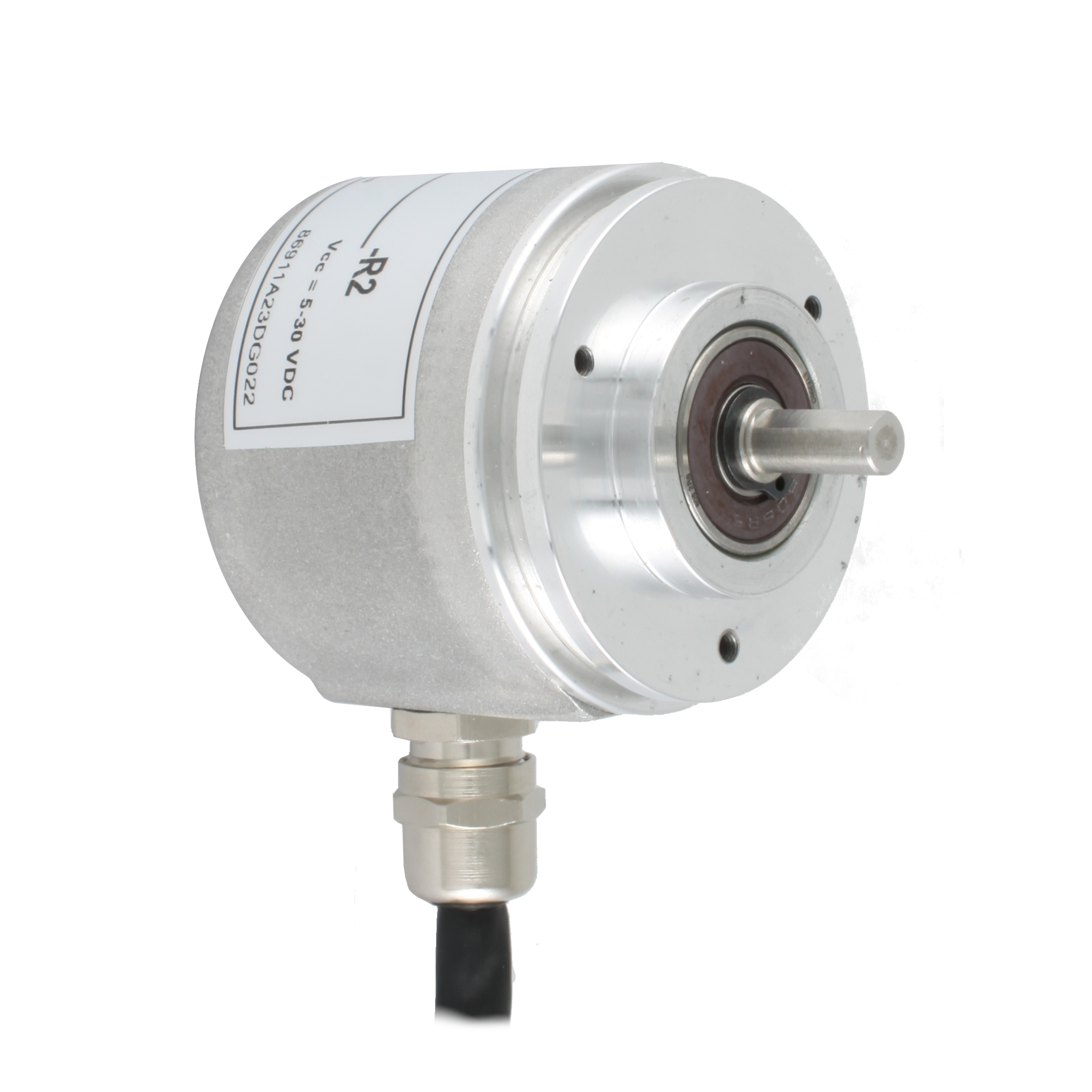 Инкрементальный программируемый энкодер INNOCONT D=50мм, выступающий вал 8мм, сервофланец, 5…30VDC, выход TTL/HT, IP 65