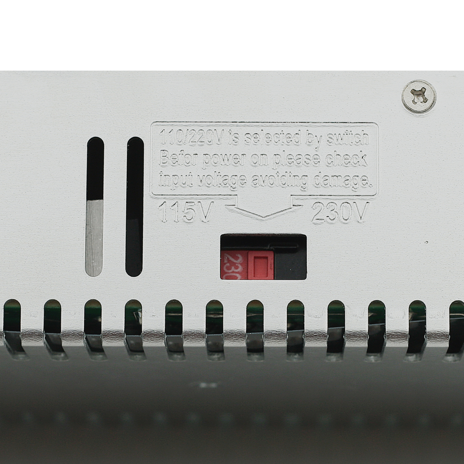 Источник питания INNOCONT. Вход: 220VAC, 4.5А, выход: 400W, 24VDC, 16.5A, -10 +50С, IP20,типы защиты: КЗ, перегрузка, перенапряжение SB-P-400-24