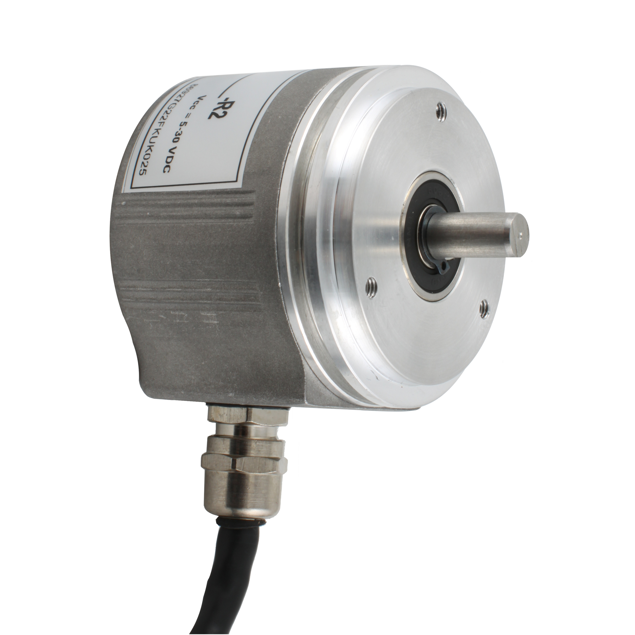 Инкрементальный программируемый энкодер INNOCONT D=58мм, выступающий вал 8мм, сервофланец, 5…30VDC, выход TTL/HT, IP 65