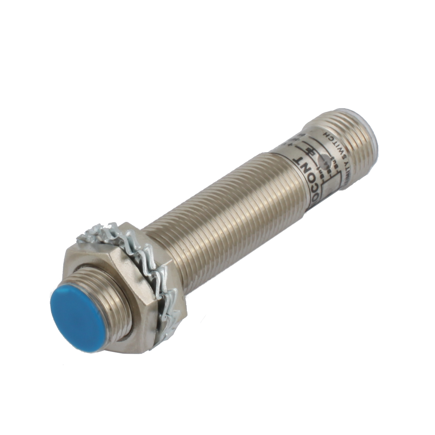 Индуктивный датчик INNOCONT, M12x1, L=61 мм, экранированный, зона срабатывания 2 мм, -25 +60 С, 12…24 VDC, IP67, выход: PNP NO, макс. ток 200 мА, разъем M12 SLI-12P2C