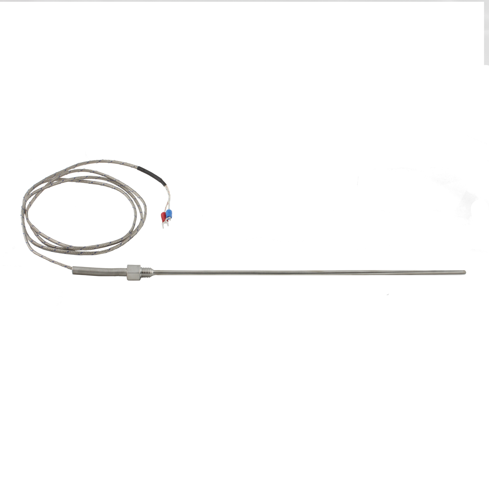 Датчик температуры INNOCONT с кабелем, исполнение N, спай CA, раб.часть: диаметр 4,8мм длина 300мм, резьба М10x1,5, длина кабеля 3м TS-W-N-CA-4,8-300-3-M10x1,5