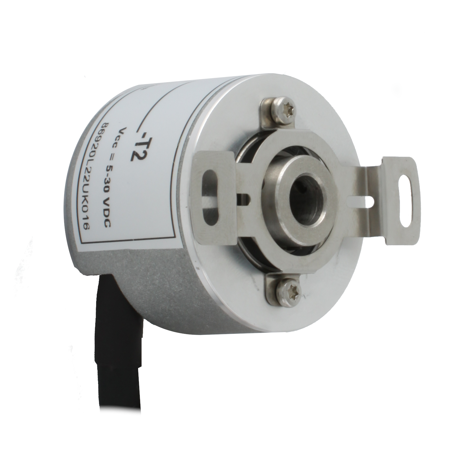 Инкрементальный программируемый энкодер INNOCONT D=40мм, полый вал 8мм, 5…30VDC, выход TTL/HTL, IP54, -20…+85°C, IP 54