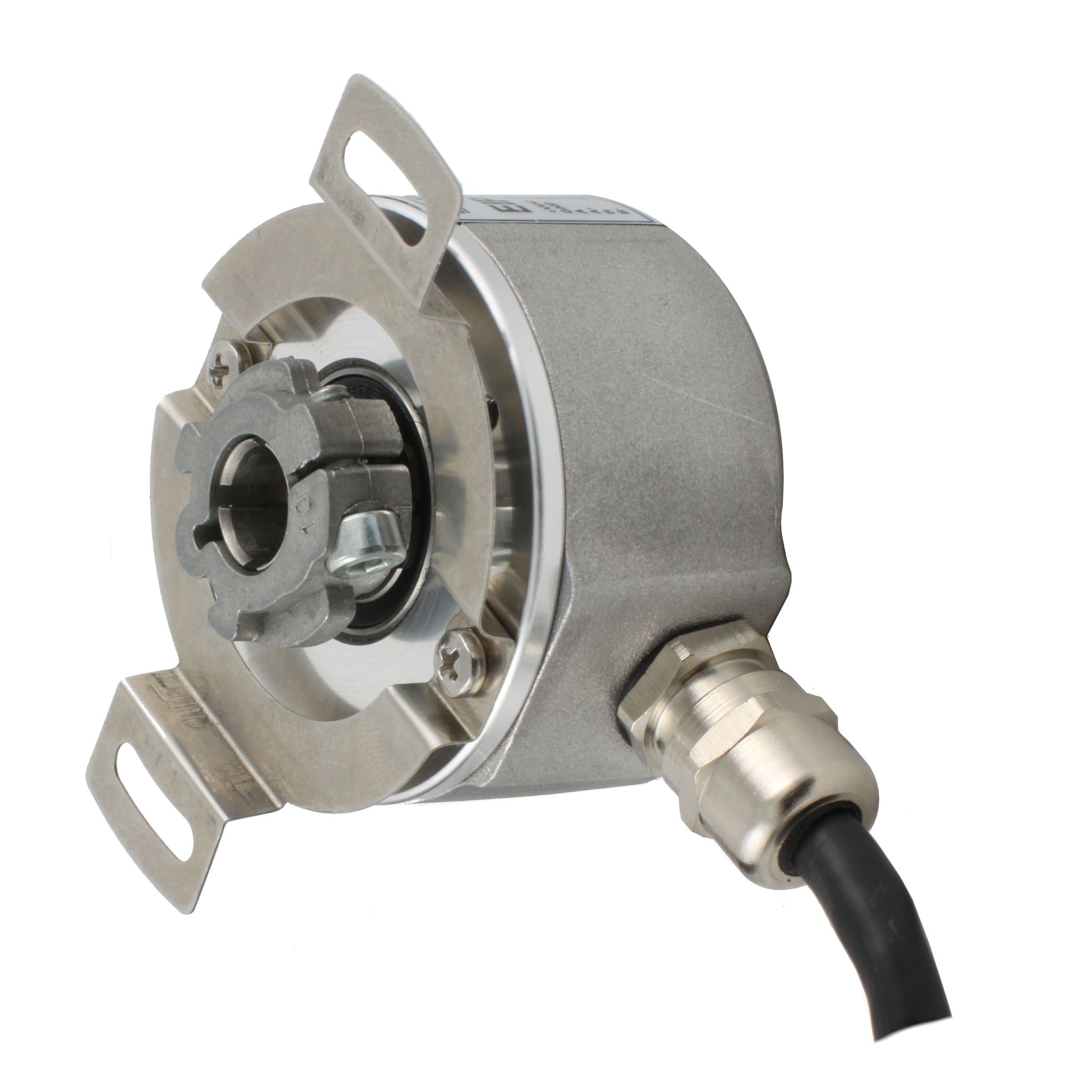 Инкрементальный программируемый энкодер INNOCONT D=50мм, полый вал 12мм, 5…30VDC, выход TTL/HTL с инверсией, IP 54