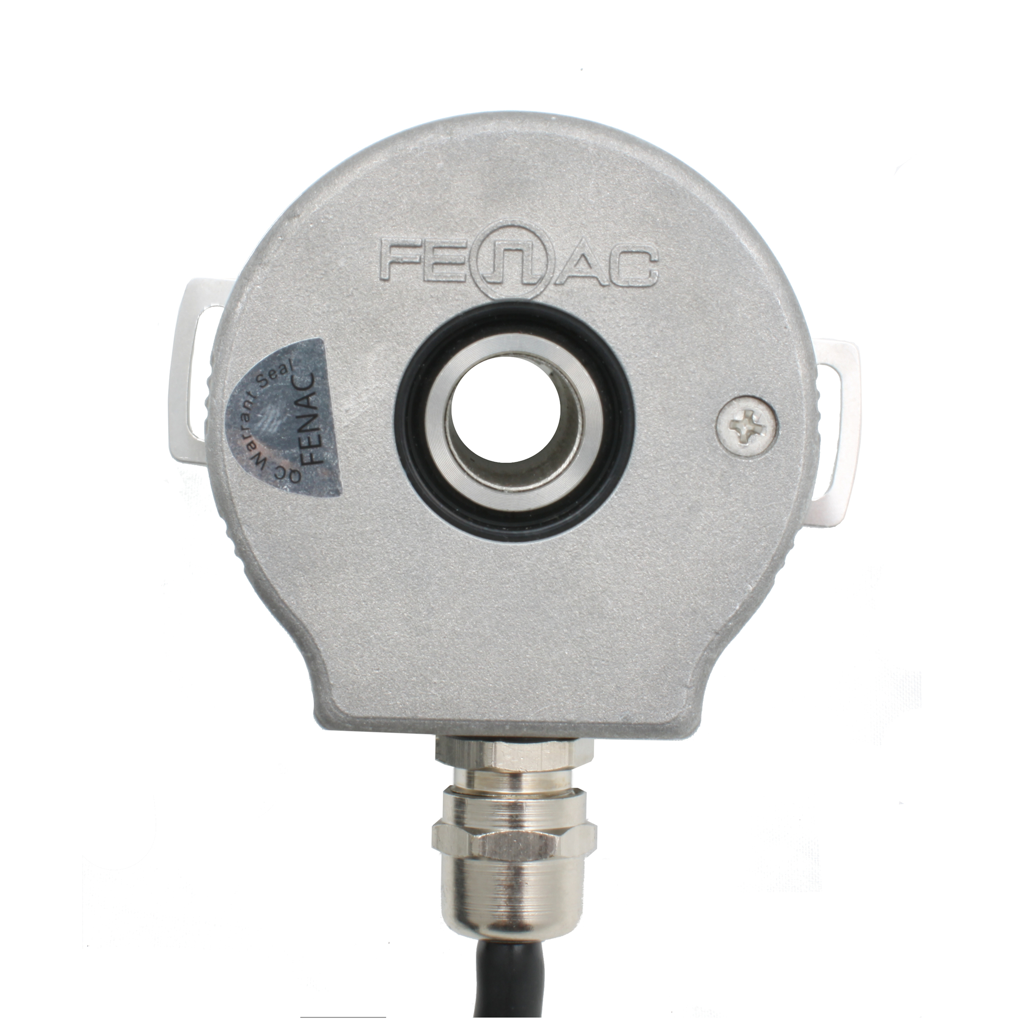 Инкрементальный программируемый энкодер INNOCONT D=58мм, полый вал 12мм, 5…30VDC, выход TTL/HTL с инверсией, IP 54