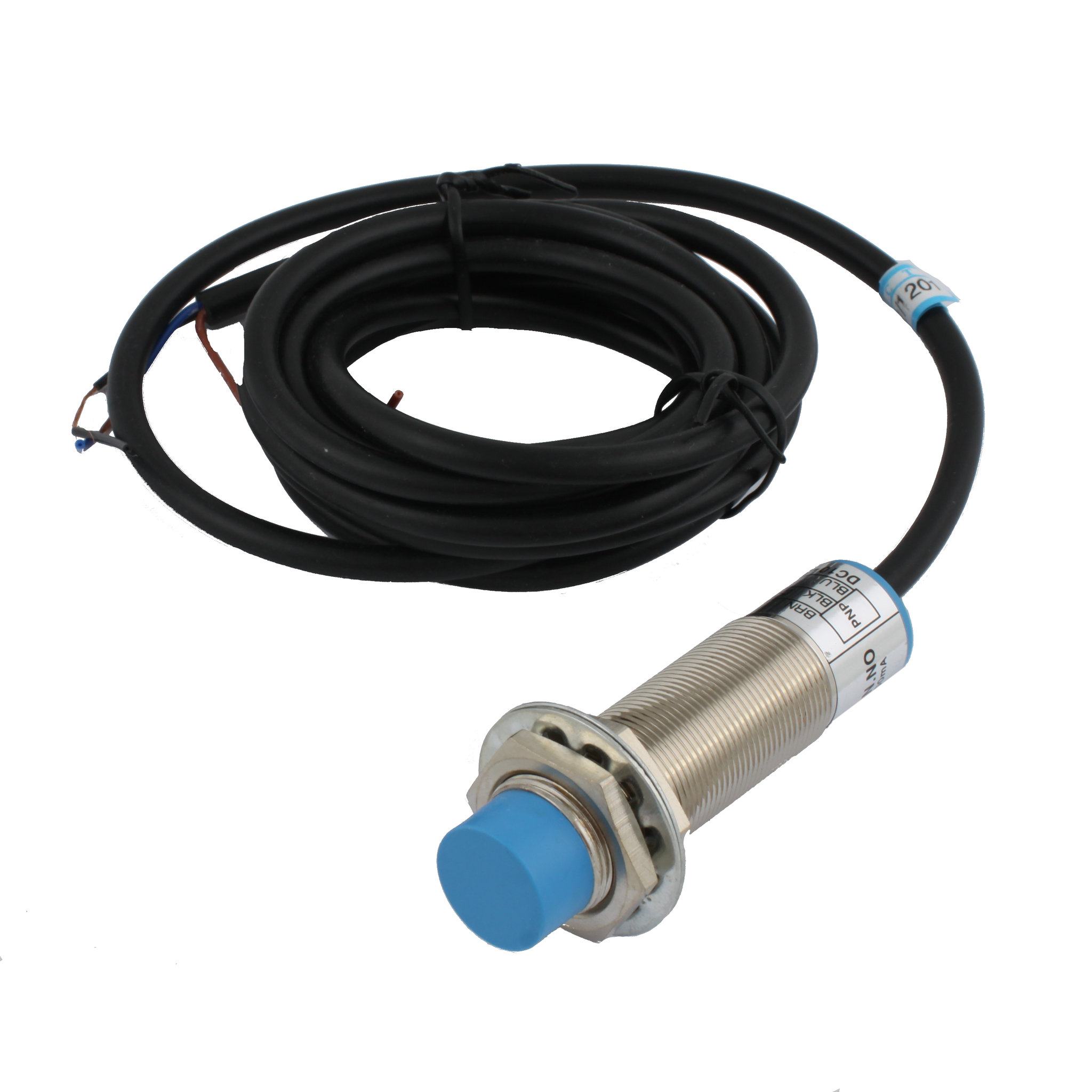 Емкостный датчик INNOCONT, M18x1, L=71 мм, зона срабатывания 10 мм, -25 +60 С, 12…24 VDC, IP65, выход: PNP NO, макс. ток 200 мА, кабель 2 м SC-18P10C