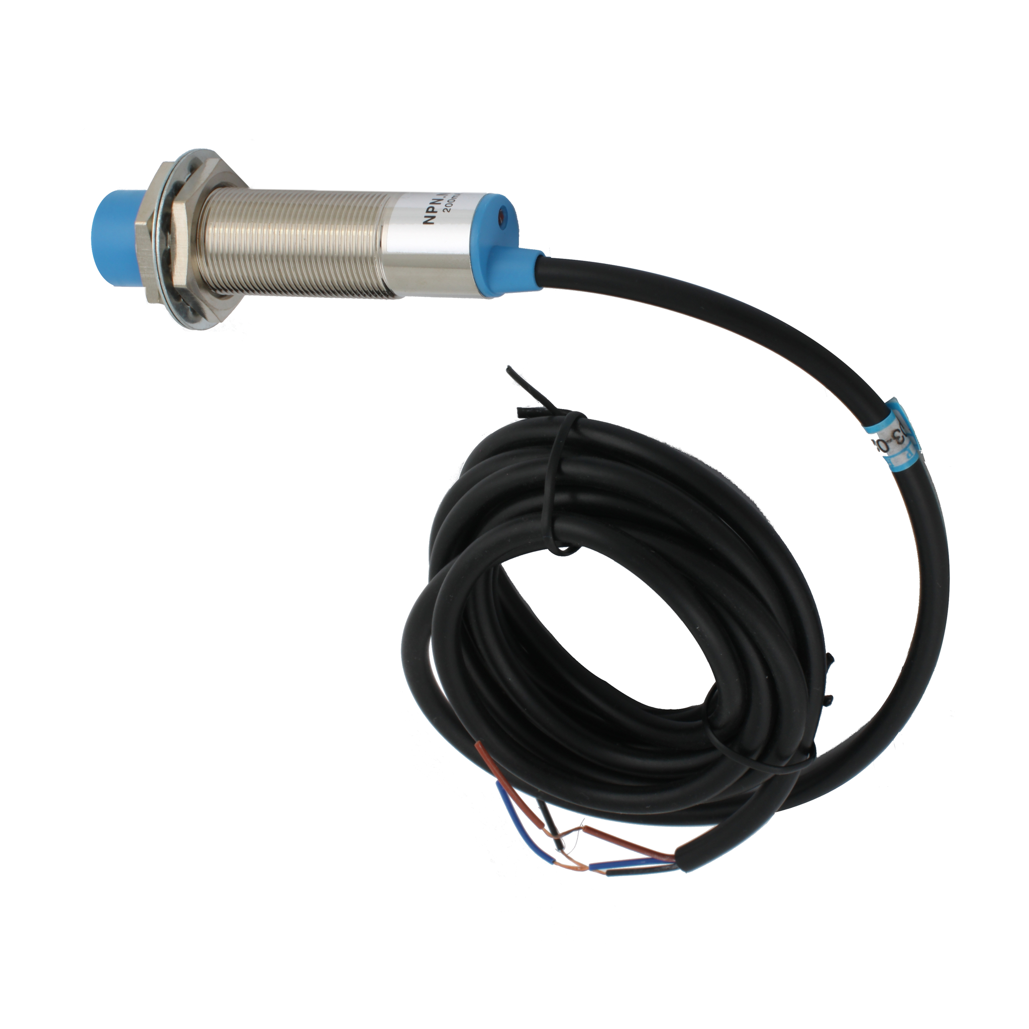 Емкостный датчик INNOCONT, M18x1, L=71 мм, зона срабатывания 10 мм, -25 +60 С, 12…24 VDC, IP65, выход: NPN NO, макс. ток 200 мА, кабель 2 м SC-18N10C