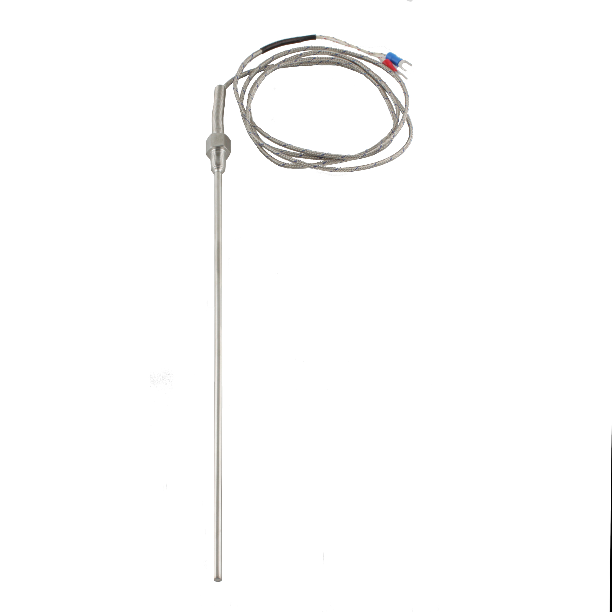 Датчик температуры INNOCONT с кабелем, исполнение N, спай CA, раб.часть: диаметр 4,8мм длина 300мм, резьба 1/8", длина кабеля 3м TS-W-N-CA-4,8-300-3-1/8