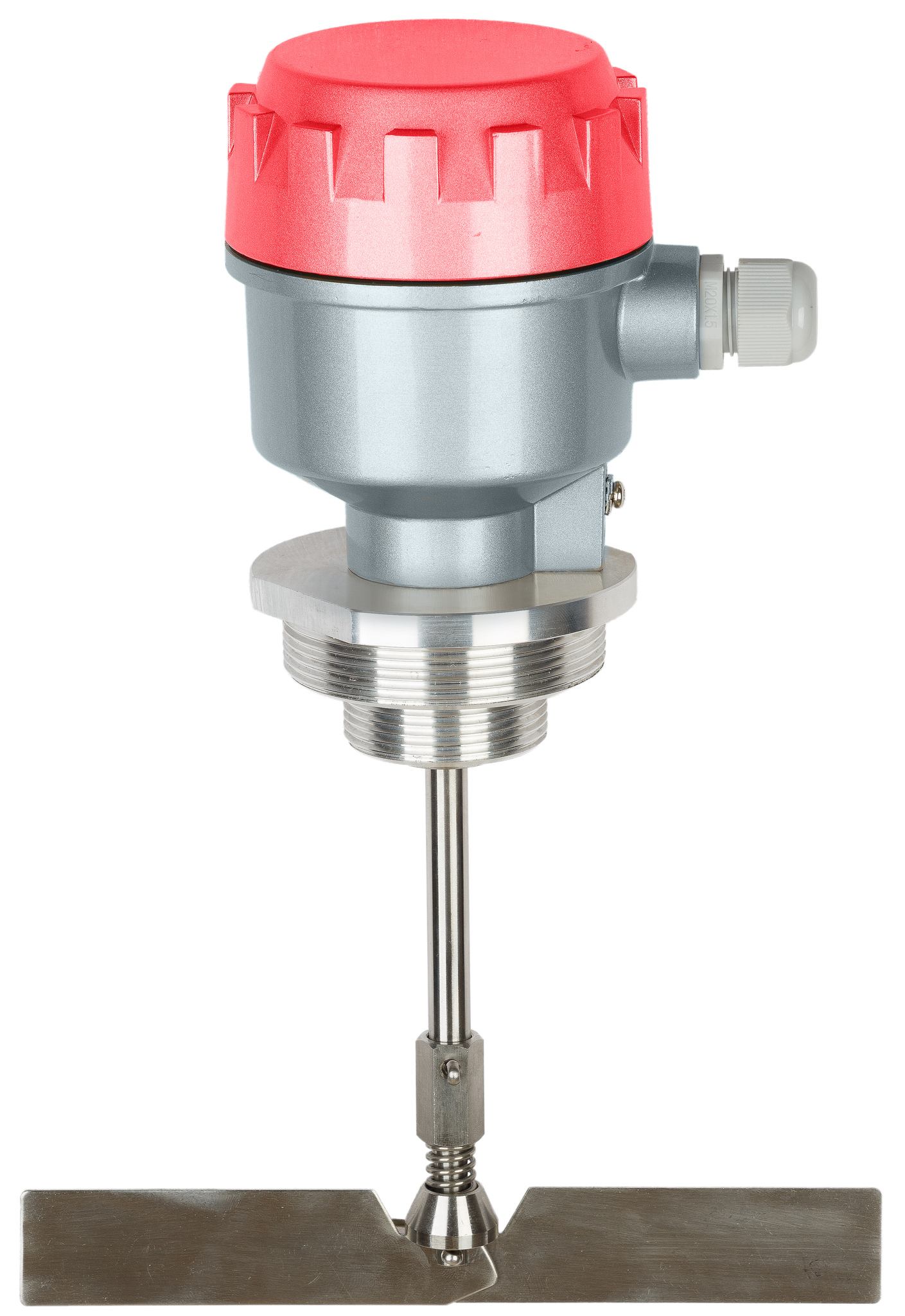 Механический ротационный датчик уровня сыпучих материалов INNOLEVEL в алюм. корпусе, взрывозащ. ТР ТС 012/2011, -40 +80 С, Рmax=0.8 bar, 24 VDC, IP66, лопасть складная двухсторонняя