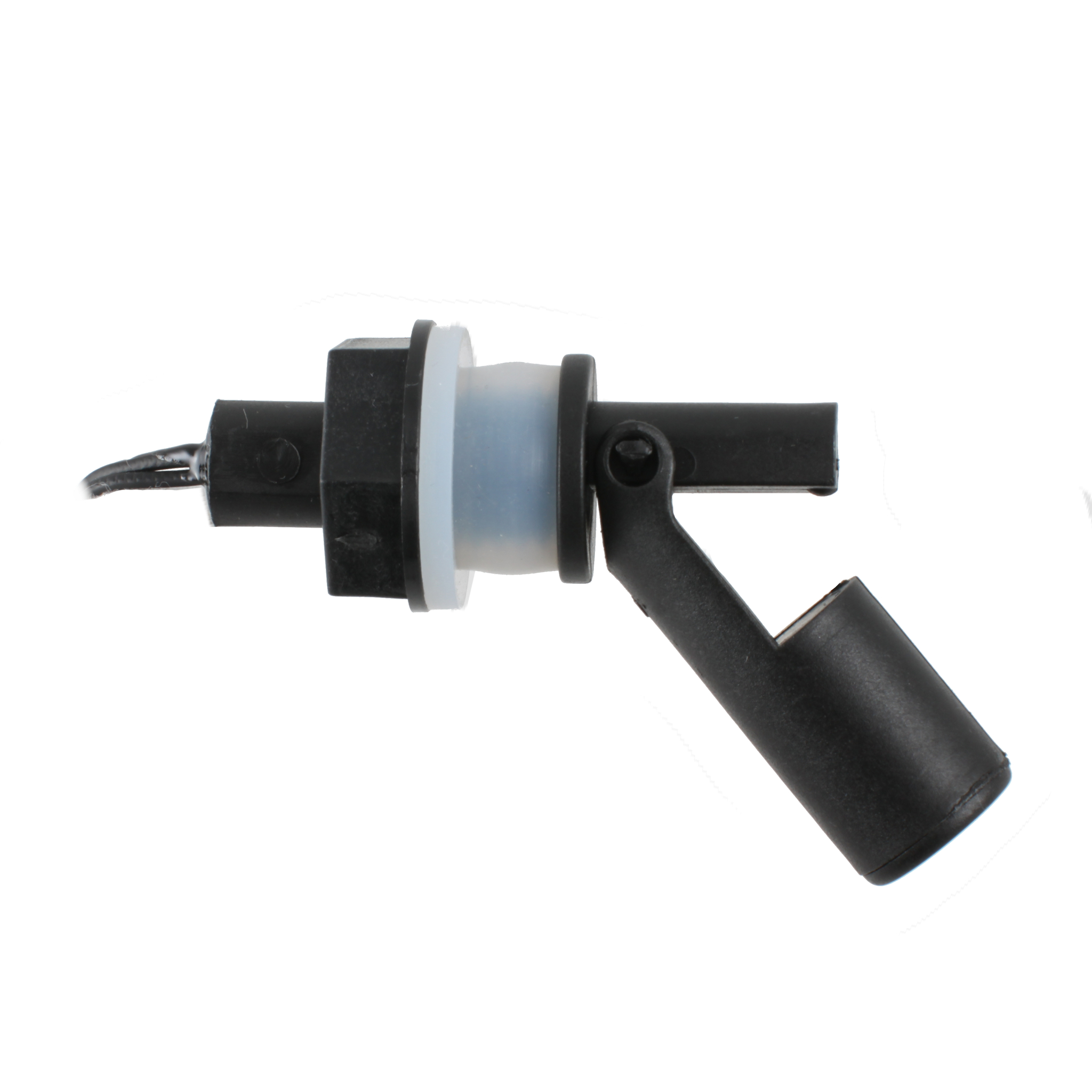 Поплавковый датчик уровня жидкости INNOLEVEL, горизонтальное исполнение, -20 +80 С, соединение- резьба M16 полипропилен, кабель 500 мм, поплавок - полипропилен