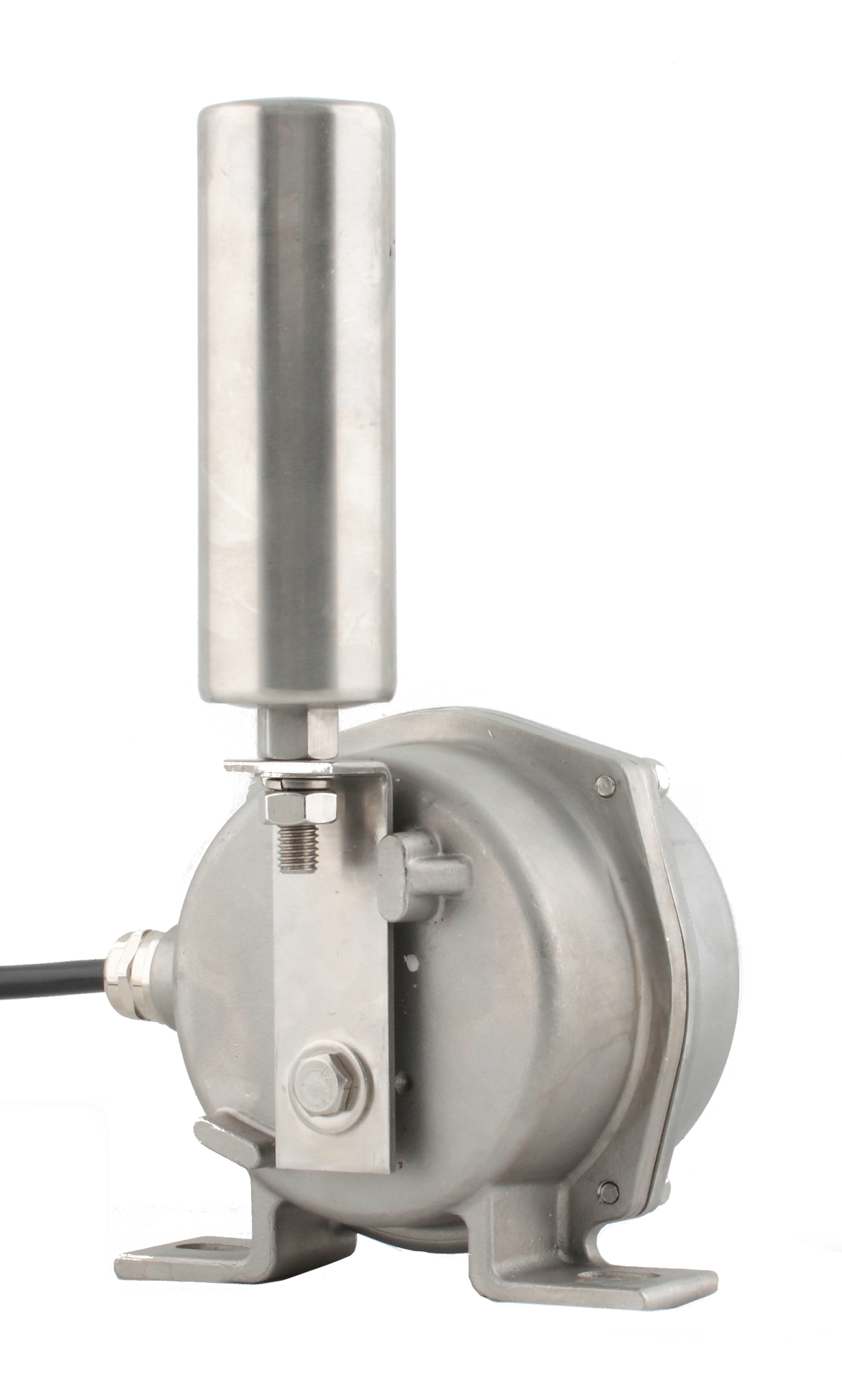 Датчик контроля схода ленты INNOLEVEL в корпусе из нерж. стали, взрывозащ. ТР ТС 012/2011, -40...+60С, 250 VAC, 10 A, IP67, 2 релейных выхода, материал контактного ролика - нерж. сталь