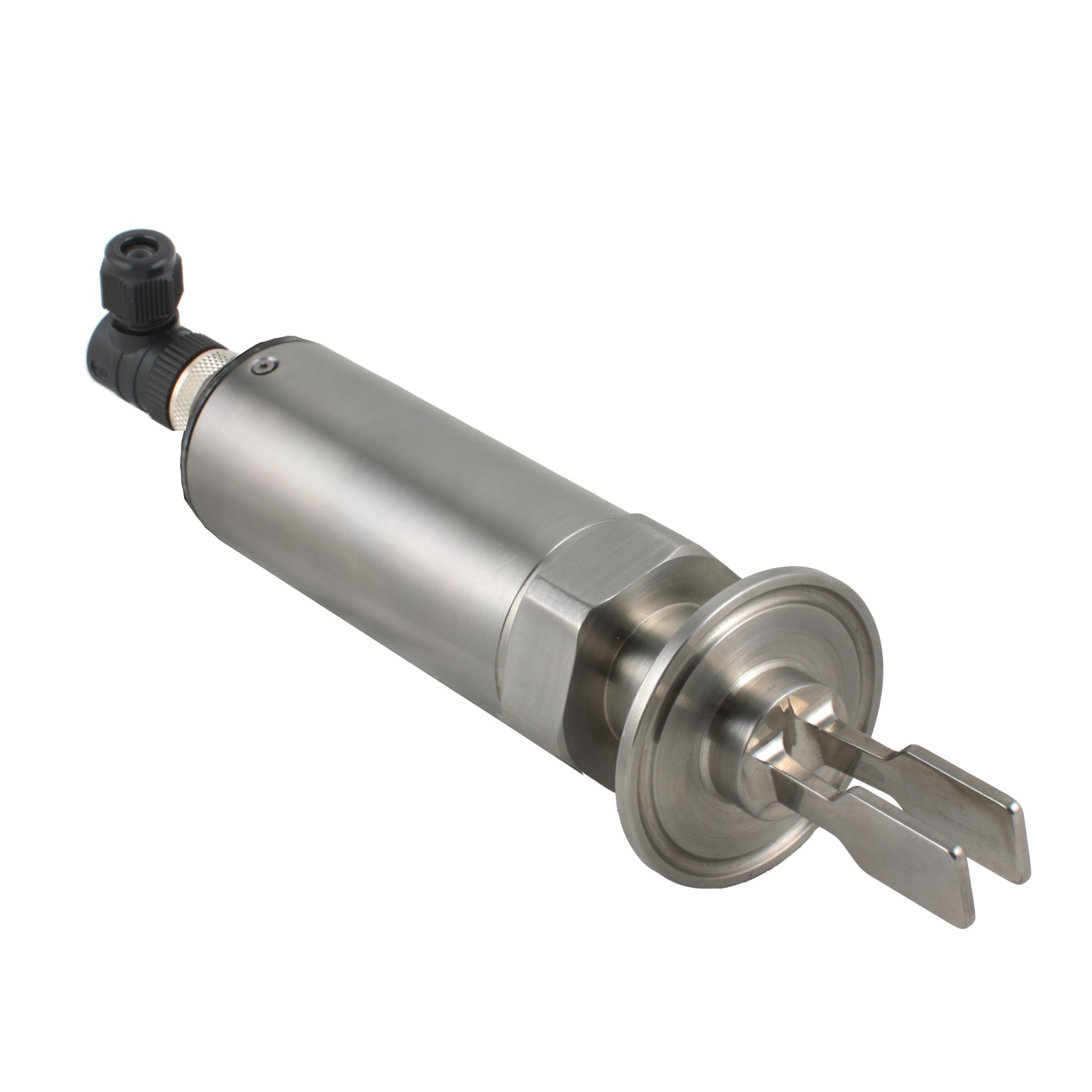 Вибрационный датчик уровня жидкостей INNOLEVEL, -40 +150°С, Pmax=40 bar, 12 - 55 VDC, IP65/67, соединение - Clamp DN40, удлинение 40 мм, нерж. сталь 316L, электрополировка зондов