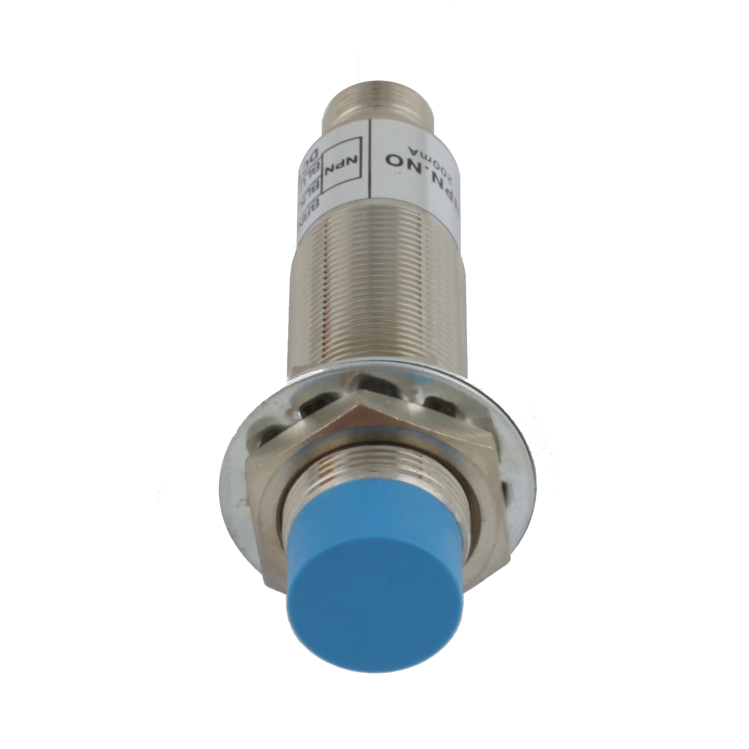 Индуктивный датчик INNOCONT, M18x1, L=73 мм, неэкранированный, зона срабатывания 8 мм, -25 +60 С, 12…24 VDC, IP67, выход: NPN NO, макс. ток 200 мА, разъем M12 SLI-18N8C