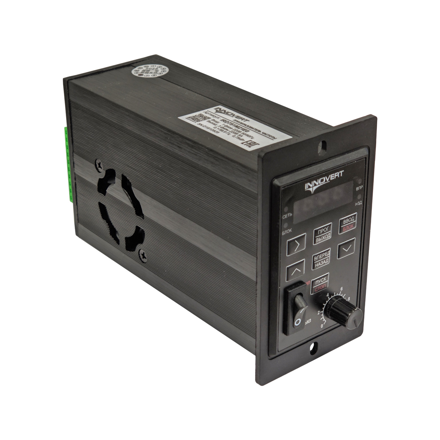 Преобразователь частоты INNOVERT IRD751M21E0, 0,75кВт, 220В, 5А