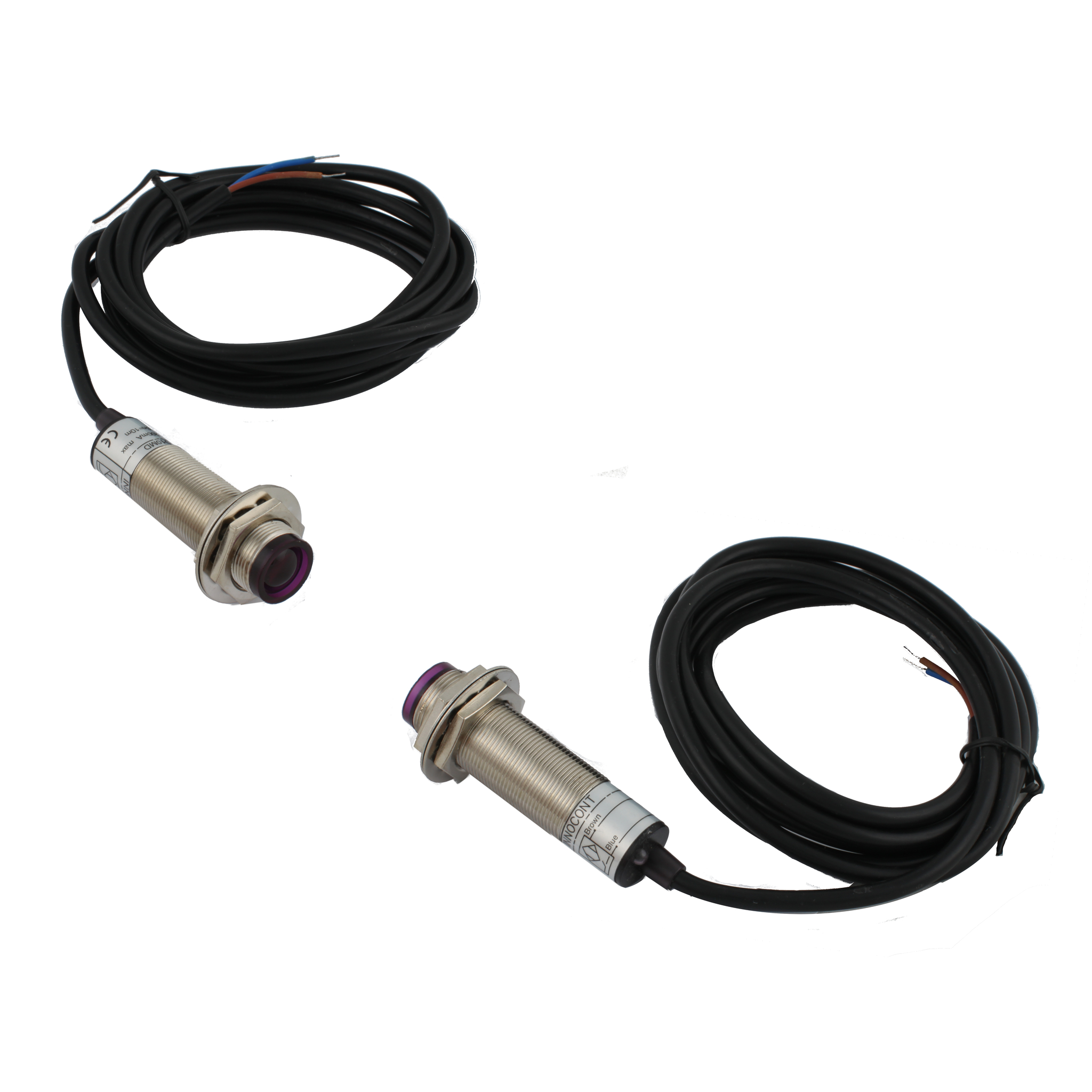 Фотодатчик на пересечение луча INNOCONT PES-T18-NO10MD (приемник+передатчик)