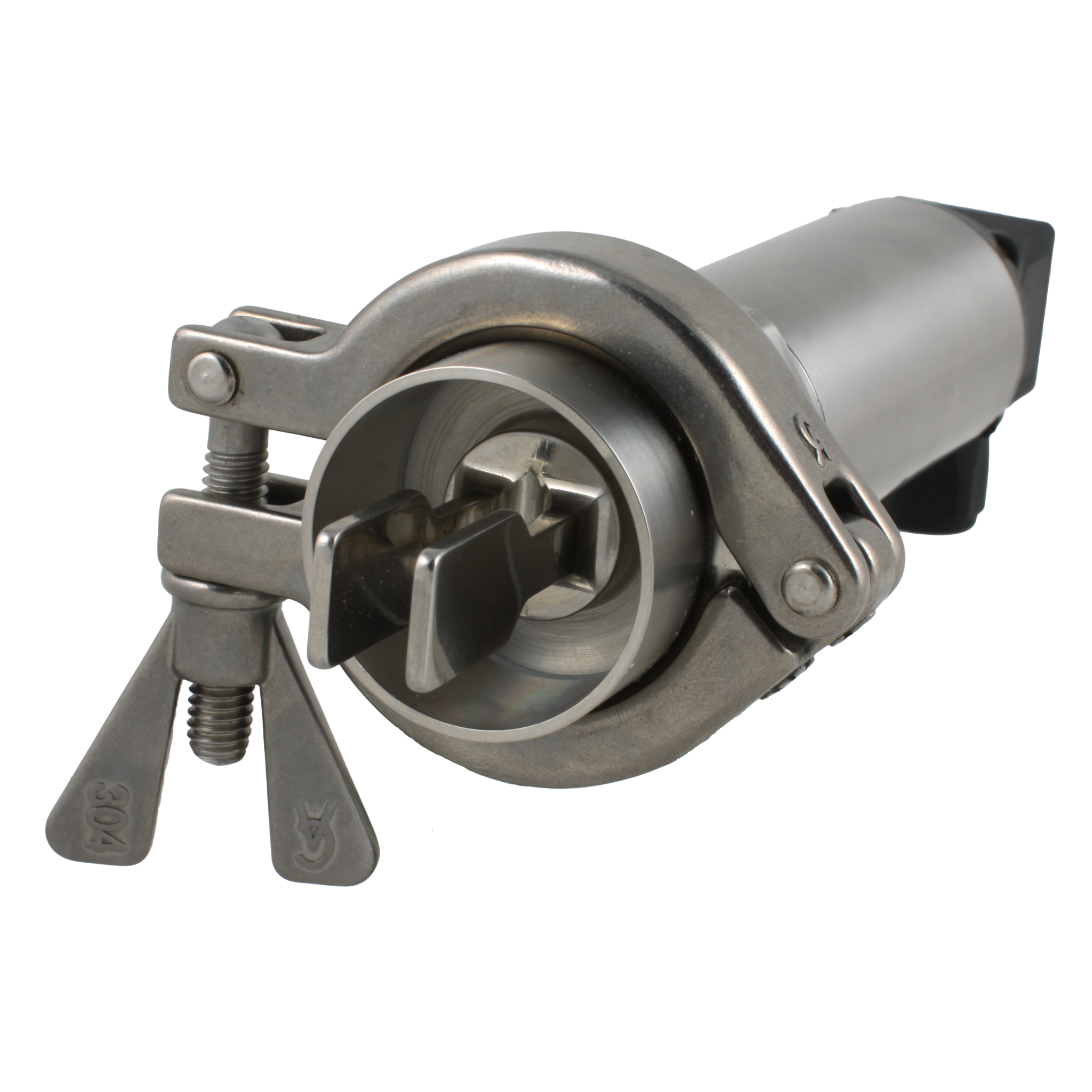 Вибрационный датчик уровня жидкостей INNOLEVEL, -40 +150°С, Pmax=40 bar, 12 - 55 VDC, IP65, соединение - Clamp DN40, удлинение 40 мм, нерж. сталь 316L, электрополировка зондов