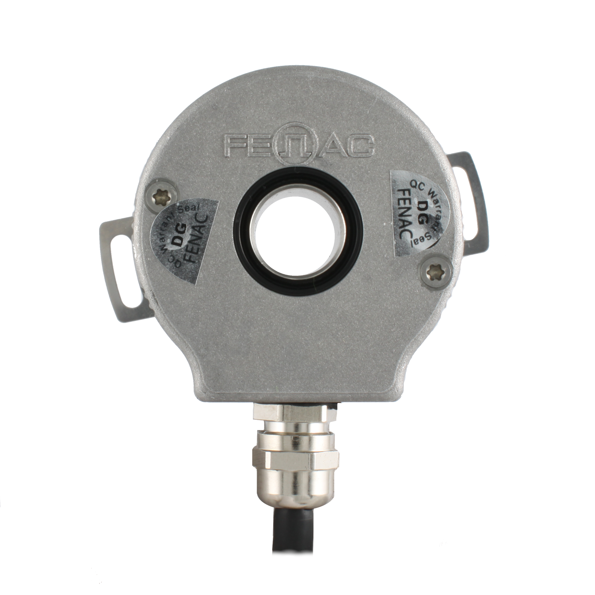 Инкрементальный программируемый энкодер INNOCONT D=58мм, полый вал 15мм, 5…30VDC, выход TTL/HTL с инверсией, IP 54