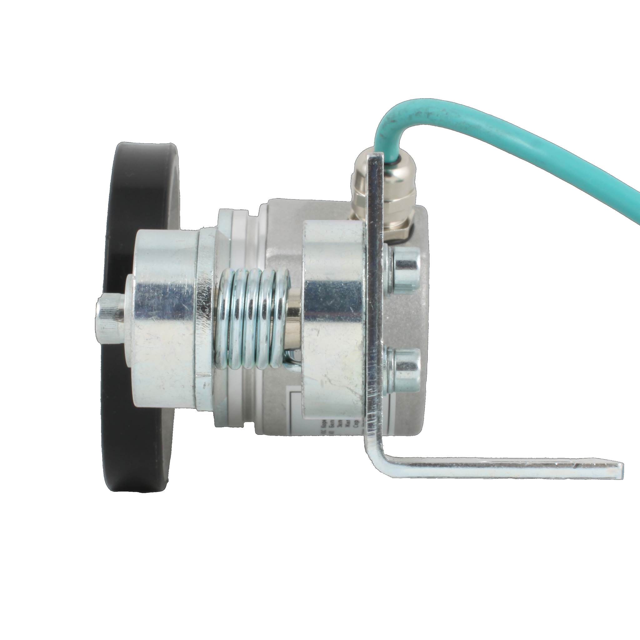 Инкрементальный энкодер INNOCONT D=50мм с мерным колесом L=250мм, онтактная поверхность - резина, профиль гладкий, 1имп/1мм, 5…30VDC, выход HTL, IP64, -20…+85°C, радиальный кабель 2м