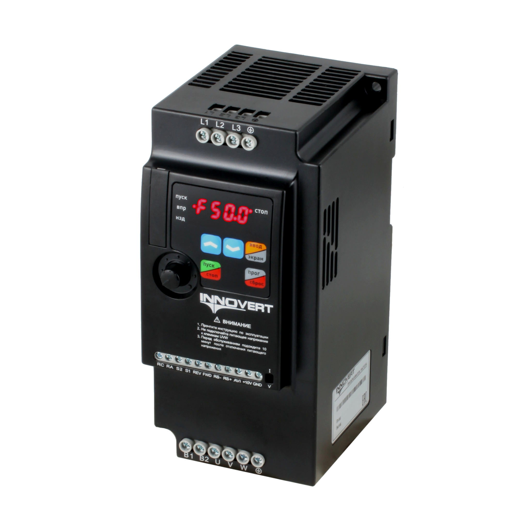 Преобразователь частоты INNOVERT ISD mini plus ISD402M43E, 4,0кВт, 380В, 8.6 А