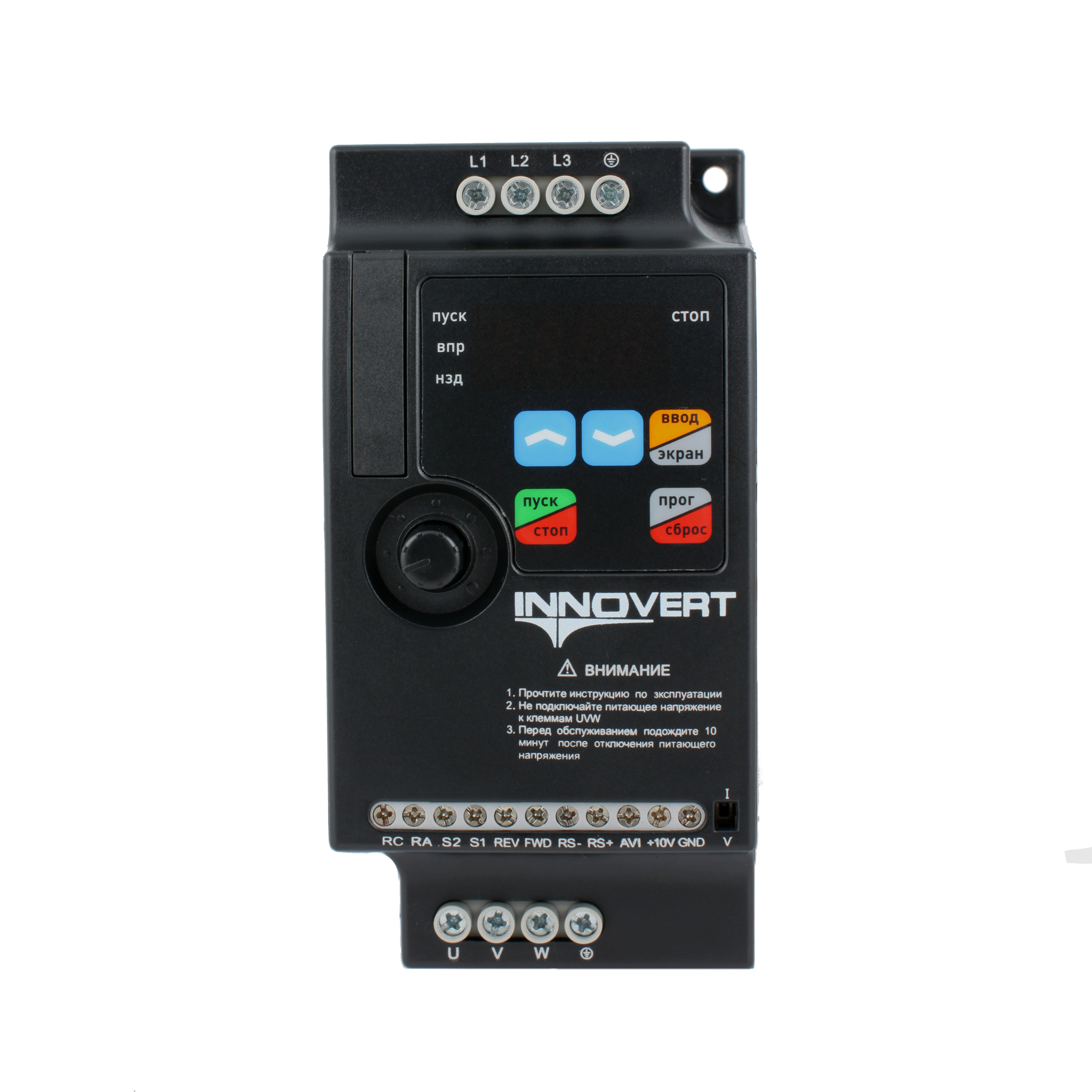 Преобразователь частоты INNOVERT ISD mini plus ISD112M43E, 1,1кВт, 380В, 3.0 А