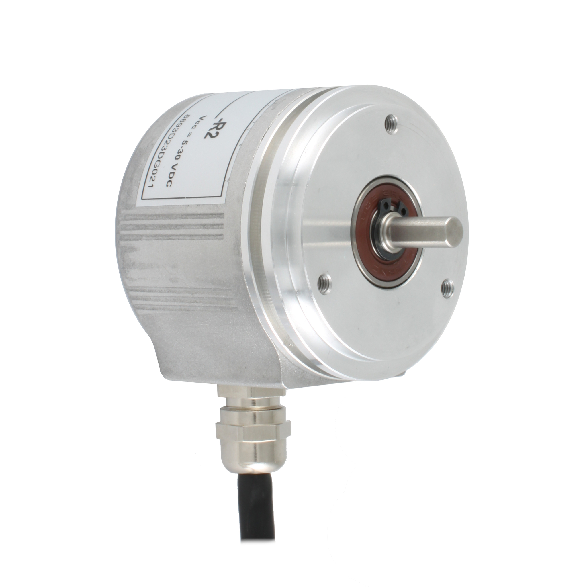 Инкрементальный программируемый энкодер INNOCONT D=58мм, выступающий вал 6мм, сервофланец, 5…30VDC, выход TTL/HT, IP 65