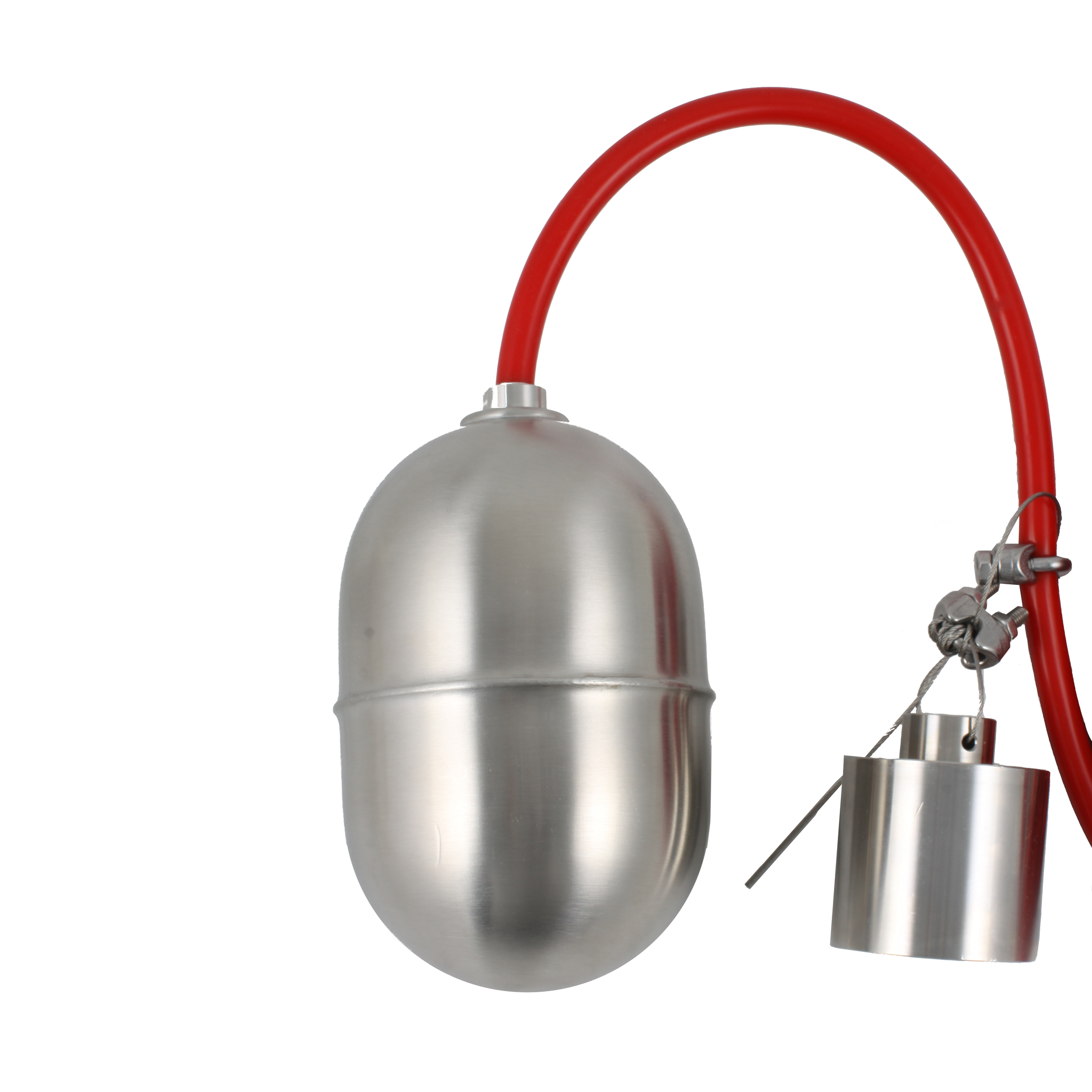 Поплавковый датчик уровня жидкости INNOLEVEL, исполнение на кабеле 5 м, -10 +180 С, поплавок- нерж. сталь, кабель- силикон