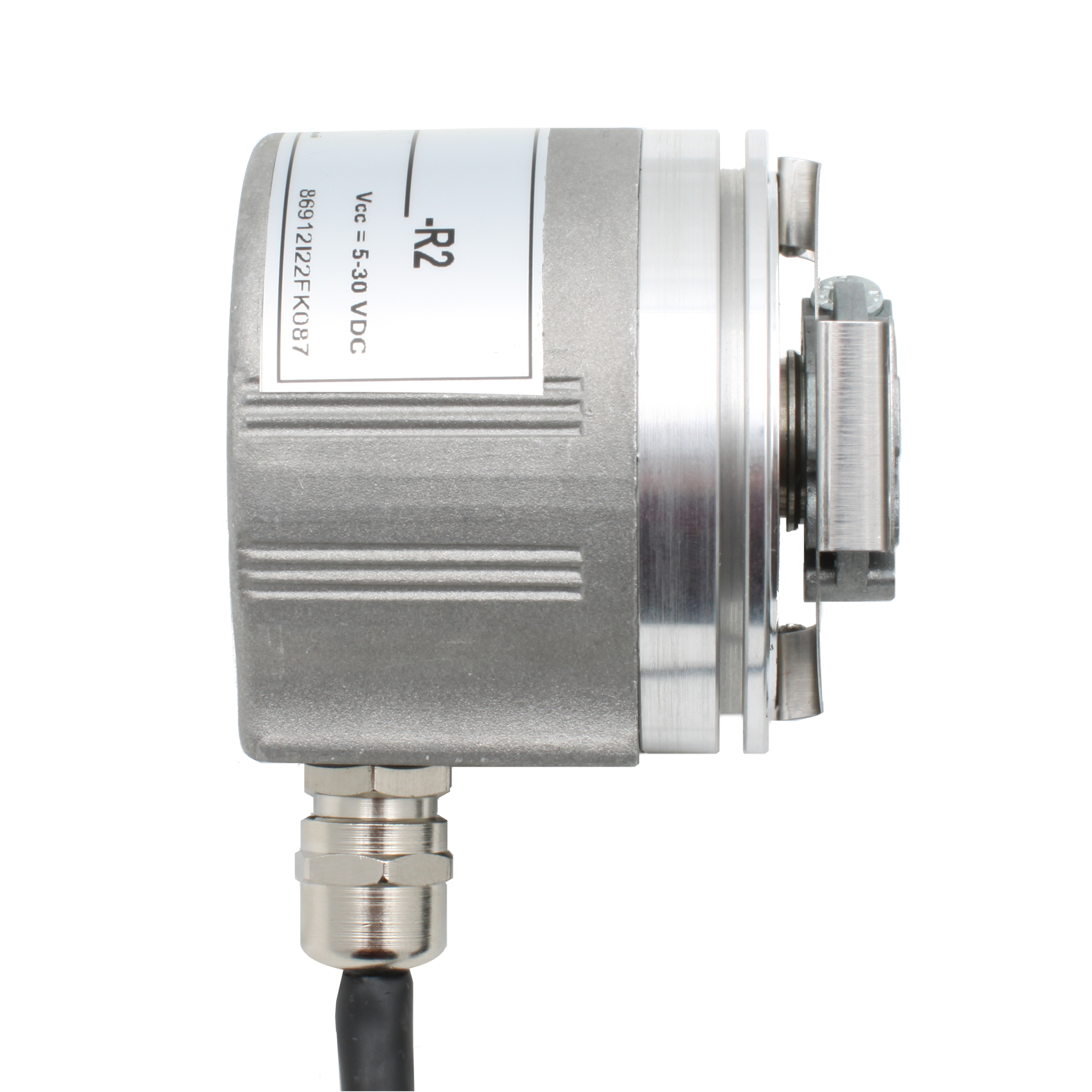 Инкрементальный программируемый энкодер INNOCONT D=58мм, полый вал 14мм, 5…30VDC, выход TTL/HTL с инверсией, IP 54