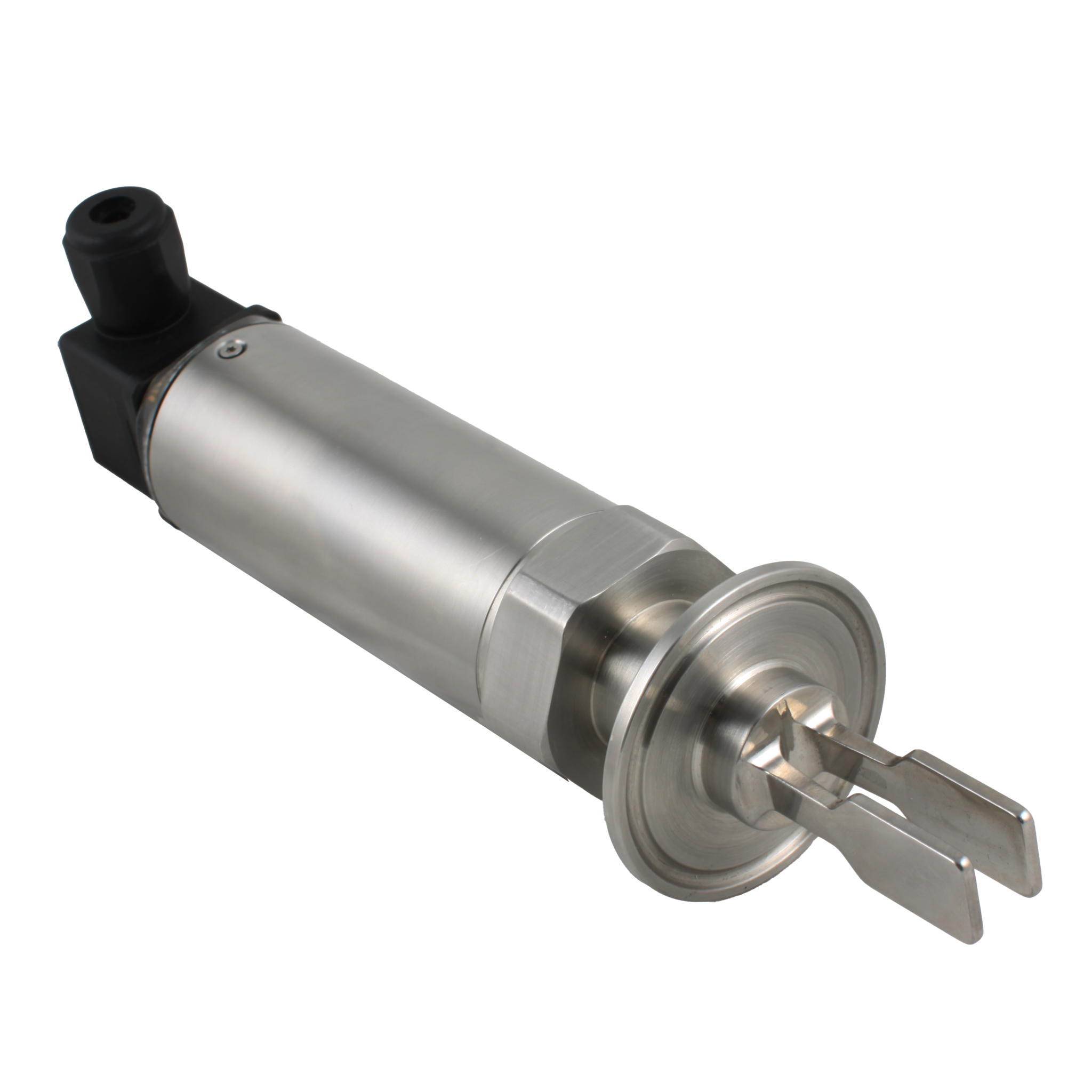 Вибрационный датчик уровня жидкостей INNOLEVEL, -40 +150°С, Pmax=40 bar, 12 - 55 VDC, IP65, соединение - Clamp DN40, удлинение 40 мм, нерж. сталь 316L, электрополировка зондов