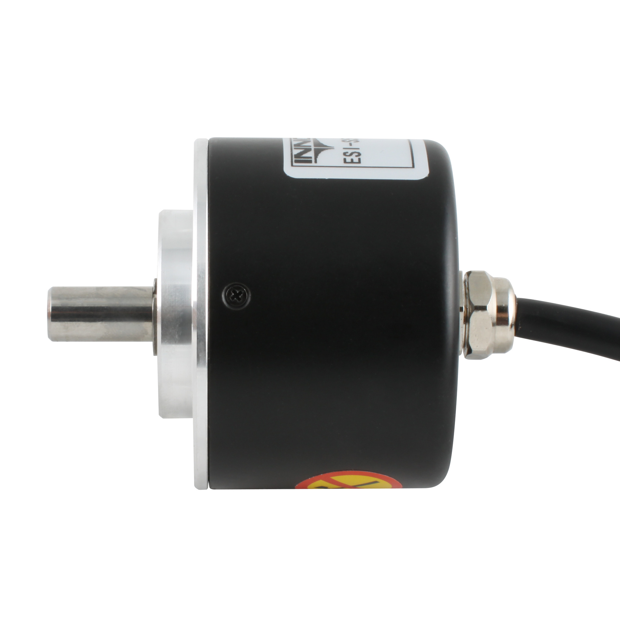 Инкрементальный энкодер INNOCONT D=50мм, выступающий вал 8мм, 5000 имп/об, 5VDC, выход TTL, IP54, -20…+80°C, аксиальный кабель 2м