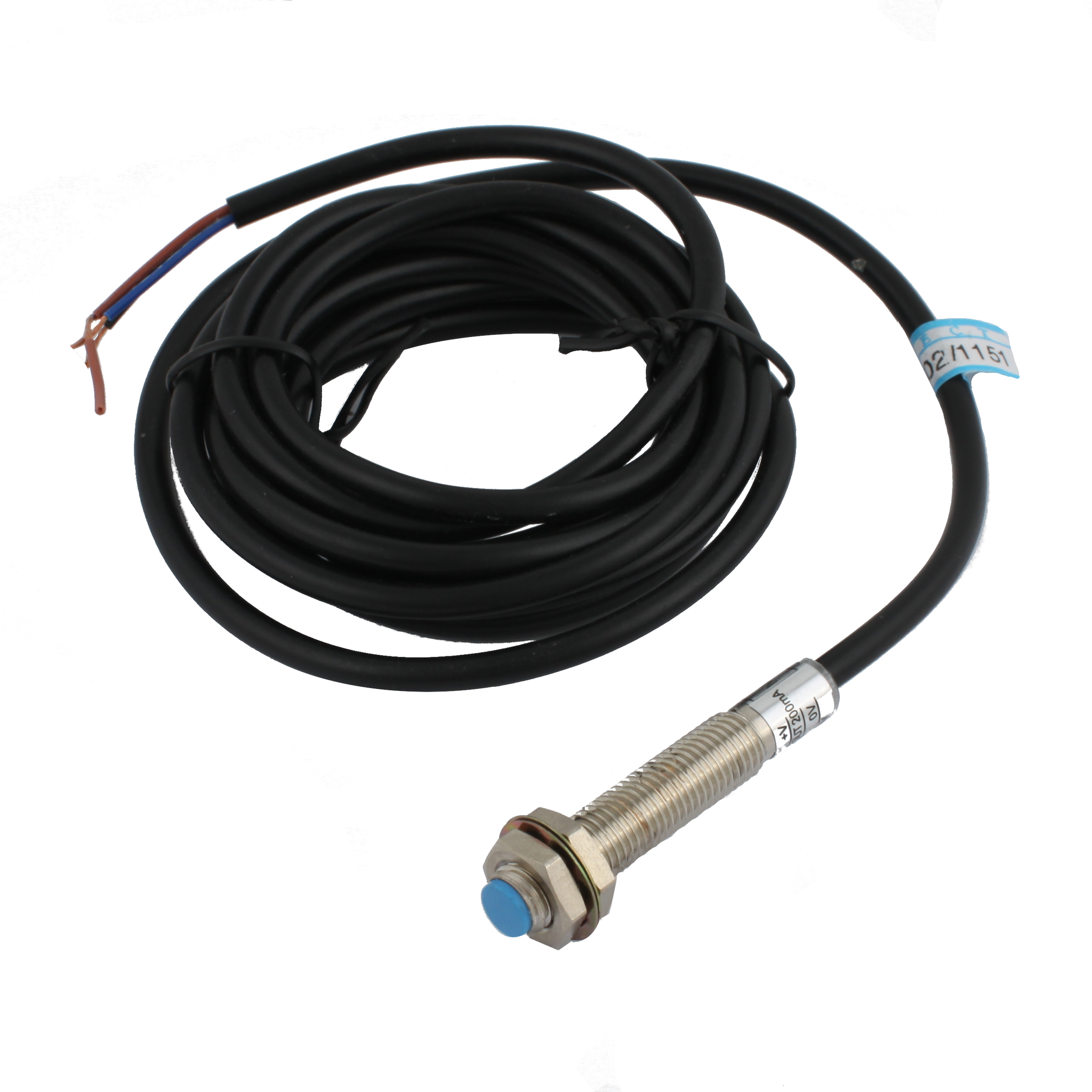 Индуктивный датчик INNOCONT, M8x1, L=49 мм, экранированный, зона срабатывания 1 мм, -25 +60 С, 12…24 VDC, IP65, выход: PNP NO, макс. ток 200 мА, кабель 2 м SL-8P1C