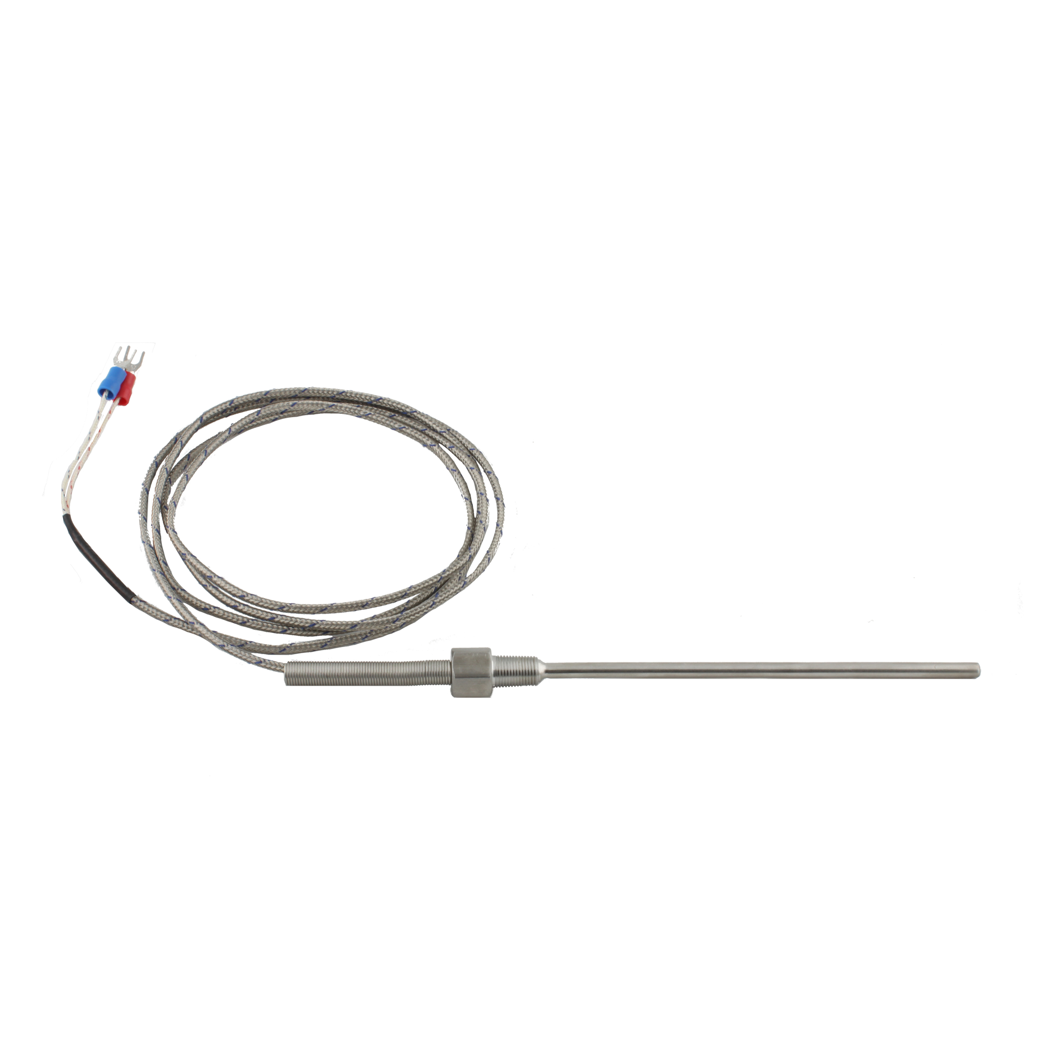 Датчик температуры INNOCONT с кабелем, диаметр 4,8мм длина 150мм, резьба 1/8", длина кабеля 1.5м TS-W-N-CA-4,8-150-1,5-1.8 исполнение N, спай CA, раб.часть TS-W-N-CA-4,8-150-1,5-1/8