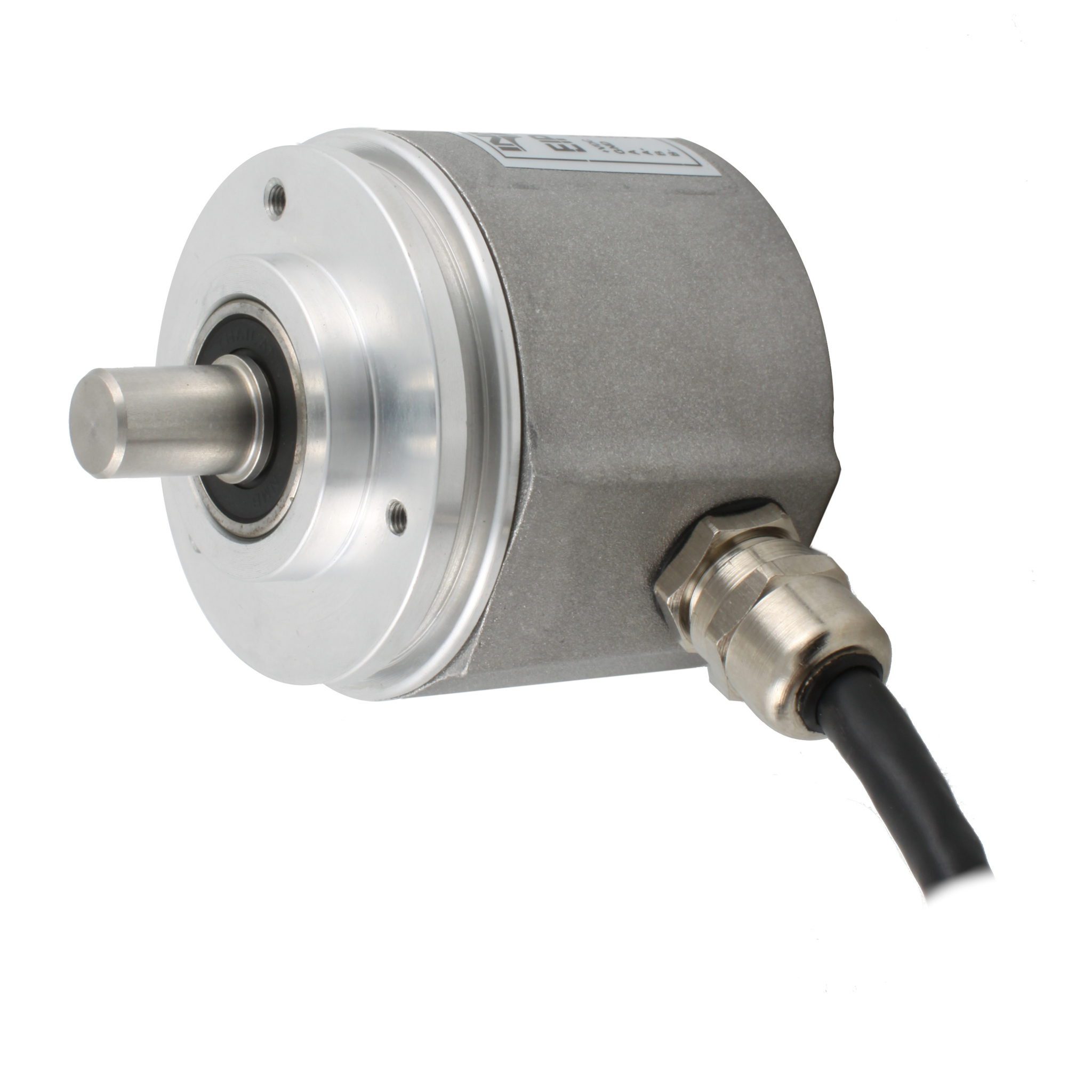 Инкрементальный программируемый энкодер INNOCONT D=50мм, выступающий вал 8мм, 5…30VDC, выход TTL/HTL с инверсией, IP 65