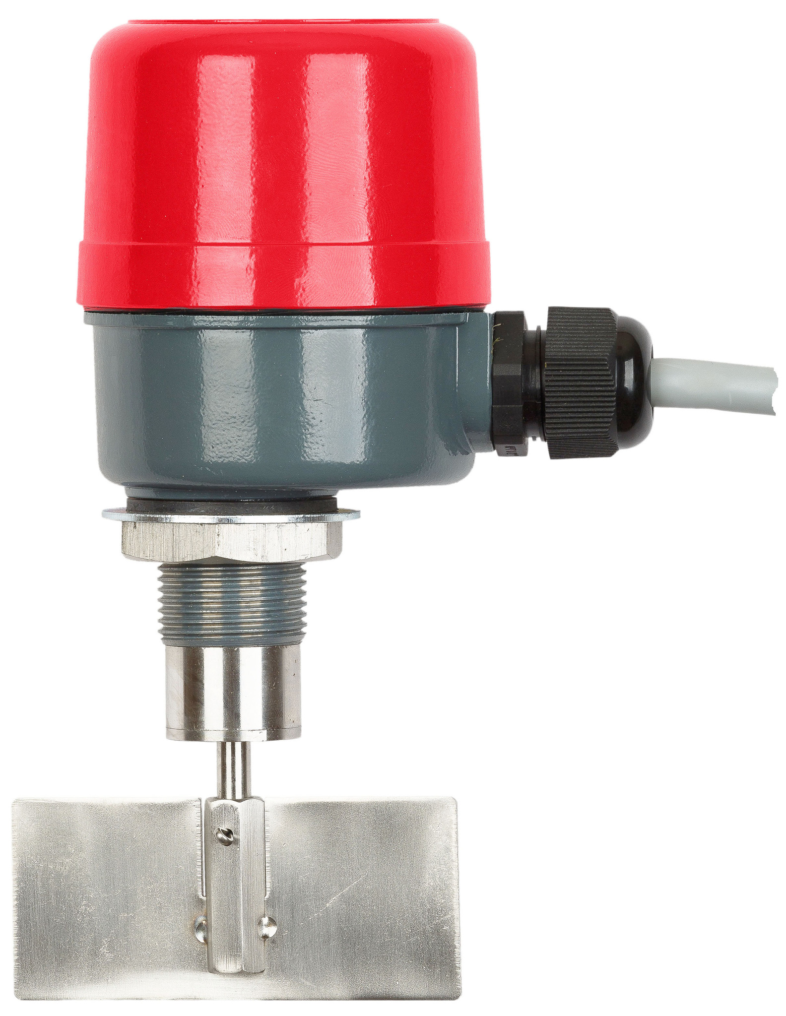 Механический ротационный датчик уровня сыпучих материалов INNOLEVEL в алюм. корпусе, компактное исполнение, -30 +80 С, Рmax=0.8 bar, 24 VDC, IP65, лопасть складная двухсторонняя